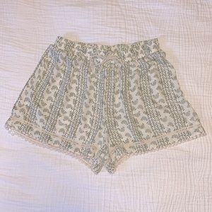 about a girl Juniors size medium tie shorts